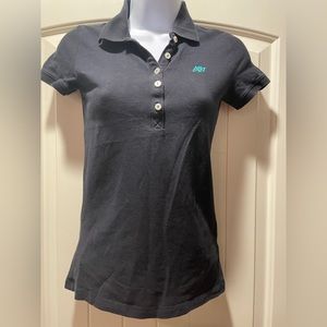 Aeropostale Ladie’s Polo Shirt, Small Black Shirt